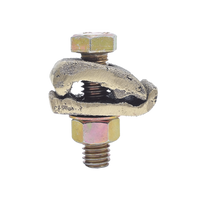 Conector Cable a Superficie Plana / Bronce 100% / Cable 4-2/0 AWG / Sin Soldadura Exotérmica / 2.5x3.5 cm (1x1.4 in)