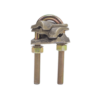 Conector X 2 Cables / Calibre 4-2/0 AWG / Bronce 100% / Unión Cruzada / Sin Soldadura / Baja Resistencia