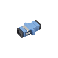 Módulo Acoplador de Fibra Óptica Simplex SC/UPC a SC/UPC Compatible con Fibra Monomodo