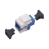 Acoplador Keystone de Fibra Óptica Monomodo SC/PC Simplex a SC/PC Simplex