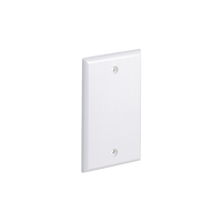 Placa de Pared Ciega Universal, Color Blanco