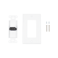 Placa de Pared 1 Puerto HDMI Hembra a Hembra