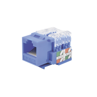 Módulo Jack 110 Cat6, Keystone para Faceplate - Color Azul