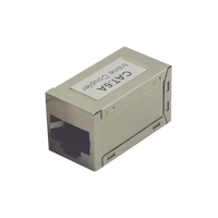 Acoplador STP Cat6A Hembra RJ45 a RJ45 Hembra