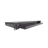 Distribuidor de Fibra Óptica Deslizable, Vacío, 19 Pulgadas (48.26 cm), Acepta 24 Adaptadores LC Duplex o LC Simplex o 24 SC Simplex, 1U