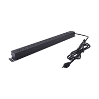Unidad de Distribución de Energía (PDU) / 14 Tomas / 125 V / Montaje Vertical / Cable 1.90 m (6.2 ft) / Gabinete 650 mm (25.6 in) de Ancho