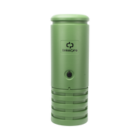 Pedestal para Cajas de Empalme de Fibra Óptica Cilíndrico Color Verde con Bracket Estándar (No Incluye Caja de Empalme)