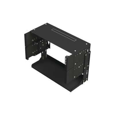 Rack Abierto de montaje en Pared, de 19in, 5 Unidades de rack, Profundidad Ajustable (8