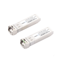 Transceptores Ópticos Bidireccionales SFP+ (Mini-Gbic) / Monomodo 1270 & 1330 nm / 10 Gbps / 1000BASE-BX / Conector LC/UPC Simplex / DDM / Hasta 40 km / 2 Piezas