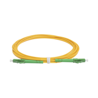 Jumper de Fibra Óptica Monomodo LC/APC-LC/APC Simplex de 3 Metros (9.84 Pies), 2mm