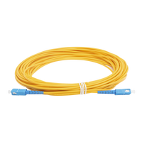 Jumper de Fibra Óptica Monomodo SC/UPC - SC/UPC Simplex, Color Amarillo, 15 Metros (49.21 Pies)