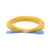 Jumper de Fibra Óptica Monomodo SC/UPC-SC/UPC Simplex de 6 Metros (19.69 Pies), 3mm
