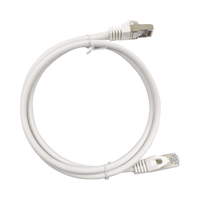 Patch Cord Cat6A 10G Blindado 3.0 Metros (9.84 Pies) Blanco