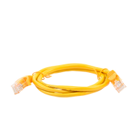Cable de Parcheo UTP Cat5e - 1 Metro (3.28 Pies) - Amarillo