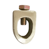 Conector Varilla-Cable / Bronce 100% / Tornillo Acero Inox / Varilla 5/8-3/4 in / Cable 4-1/0 AWG