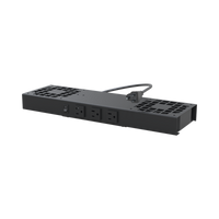 Kit de 2 Ventiladores (12 x 12 cm) con 3 Tomas de Corriente 110 Vca/50 Hz con Clavija