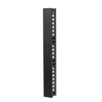 Organizador de Cable Vertical de 24 Unidades Rack Sencillo, Compatible con Racks Serie EIRL y EIQR
