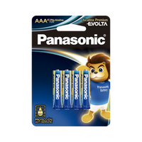 Batería Alcalina AAA 1.5V EVOLTA / No recargable / Paquete de 4 Baterías