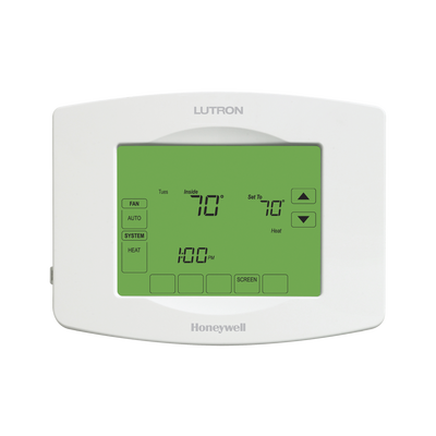 Termostato inalámbrico TouchPRO Wireless para control de calefacción y aire acondicionado, con tecnología Clear Connect, para sistemas RadioRA 2 y HomeWorks QS