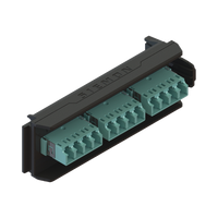 Placa Acopladora LightVerse, 6 Conectores Dúplex LC/UPC, Acepta hasta 12 Fibras Multimodo OM3 y OM4 (No Shuttered)