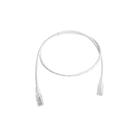 Patch Cord MC5 Modular Cat5e UTP, CM/LS0H, 0.91 Metros (3 Pies), Color Blanco, Versión Bulk (Sin Empaque Individual)