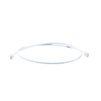 Patch Cord MC6 Modular Cat6 UTP, CM/LS0H, 0.91 Metros (3 Pies), Color Blanco, Versión Bulk (Sin Empaque Individual)