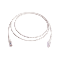 Patch Cord MC6 Modular Cat6 UTP, CM/LS0H, 1.52 Metros (5 Pies), Color Blanco, Versión Bulk (Sin Empaque Individual)