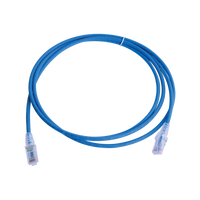 Patch Cord MC6 Modular Cat6 UTP, CM/LS0H, 2.13 Metros (7 Pies), Color Azul, Versión Bulk (Sin Empaque Individual)