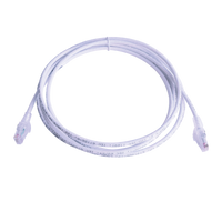Patch Cord MC6 Modular Cat6 UTP, CM/LS0H, 3.05 Metros (10 Pies), Color Blanco, Versión Bulk (Sin Empaque Individual)