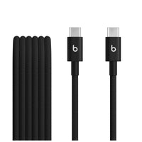 Cable trenzado de USB-C a USB-C de Beats (2 unidades) – Negro eléctrico
