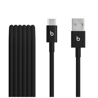 Cable trenzado de USB-A a USB-C de Beats (2 unidades) – Negro eléctrico