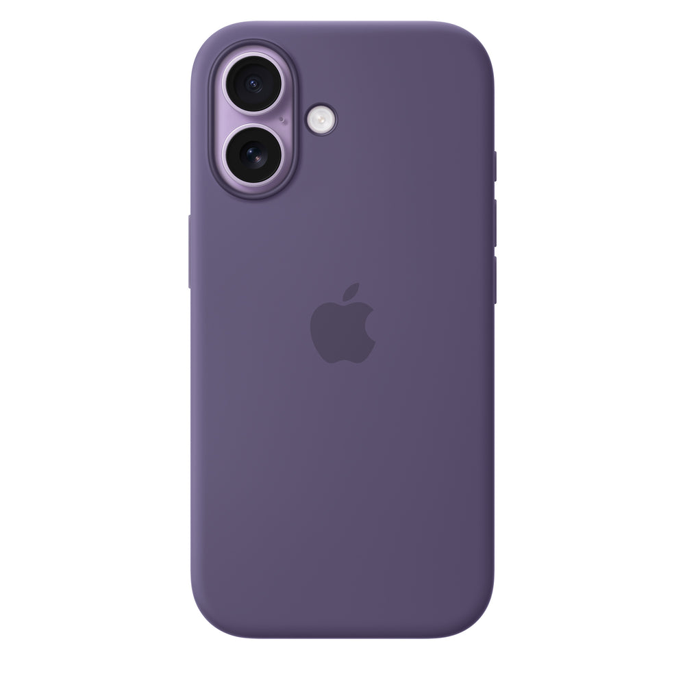 Funda de silicón con MagSafe para el iPhone 17 – Morado niebla