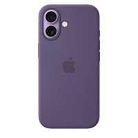 Funda de silicón con MagSafe para el iPhone 17 – Morado niebla