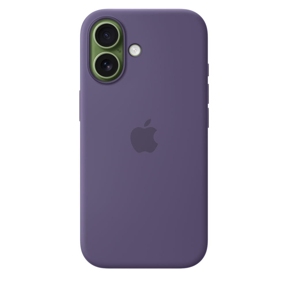 Funda de silicón con MagSafe para el iPhone 17 – Morado niebla