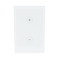 (ZWAVE) Dimmer panel táctil touch inalámbrico Zwave Plus. Compatible con Hubitat HC8, Álula  M2M, otros