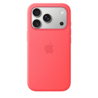 Funda de silicón con MagSafe para el iPhone 17 Pro – Color guayaba brillante