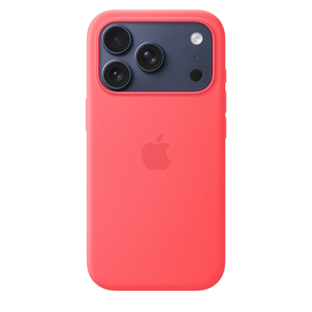 Funda de silicón con MagSafe para el iPhone 17 Pro – Color guayaba brillante