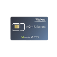 Mica con 1 año de servicio, 25Mb al mes  MULTI-CARRIER(Telcel/Movistar) Especial para GPS