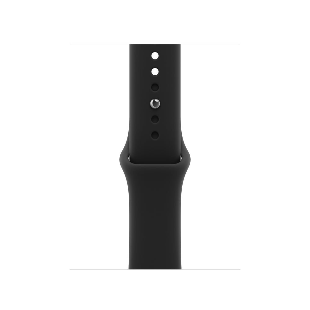 Correa deportiva negra para caja de 42 mm – S/M