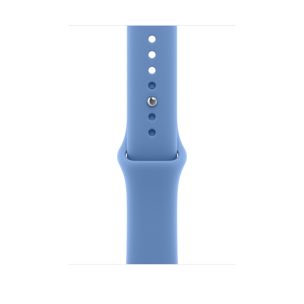 Correa deportiva azul flores silvestres para caja de 46 mm – S/M