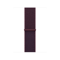 Correa loop deportiva color borgoña para caja de 40 mm
