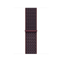 Correa loop deportiva color borgoña escocés para caja de 42 mm