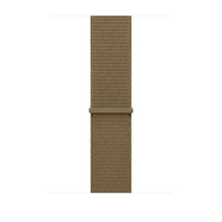 Correa loop deportiva color oliva para caja de 46 mm