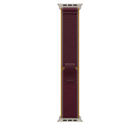 Correa Trail color borgoña para caja de 49 mm - S/M - Acabado de titanio natural