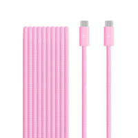 Cable trenzado de USB-C a USB-C de Beats (3 m) – Rosa intenso