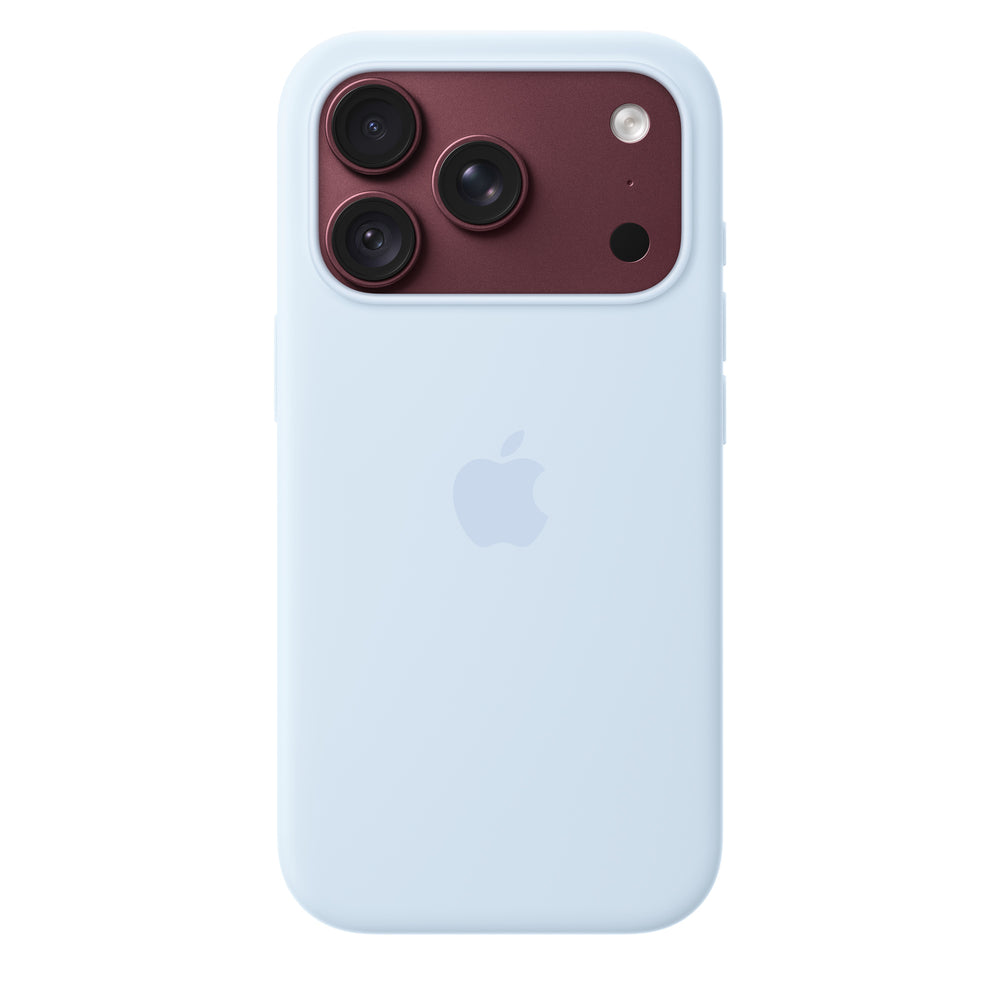 Funda de silicón con MagSafe para el iPhone 18 Pro – Azul nítido