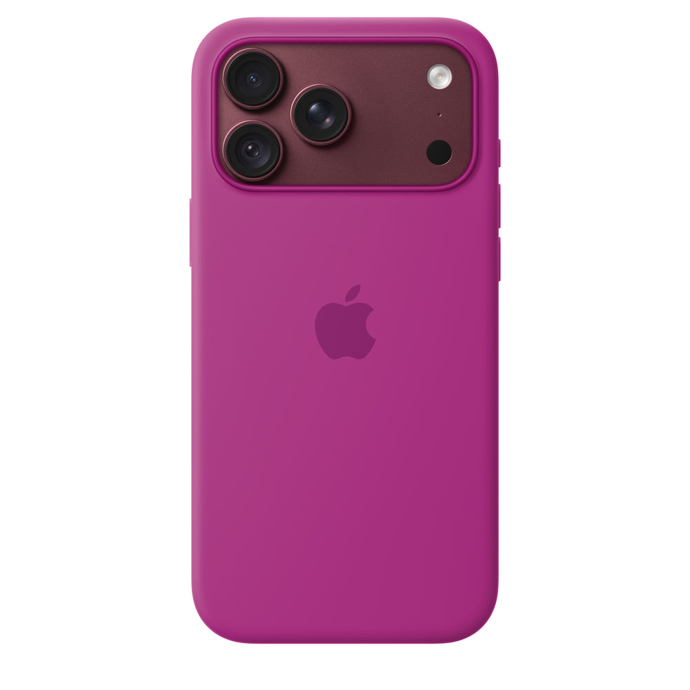Funda de silicón con MagSafe para el iPhone 18 Pro Max – Magenta