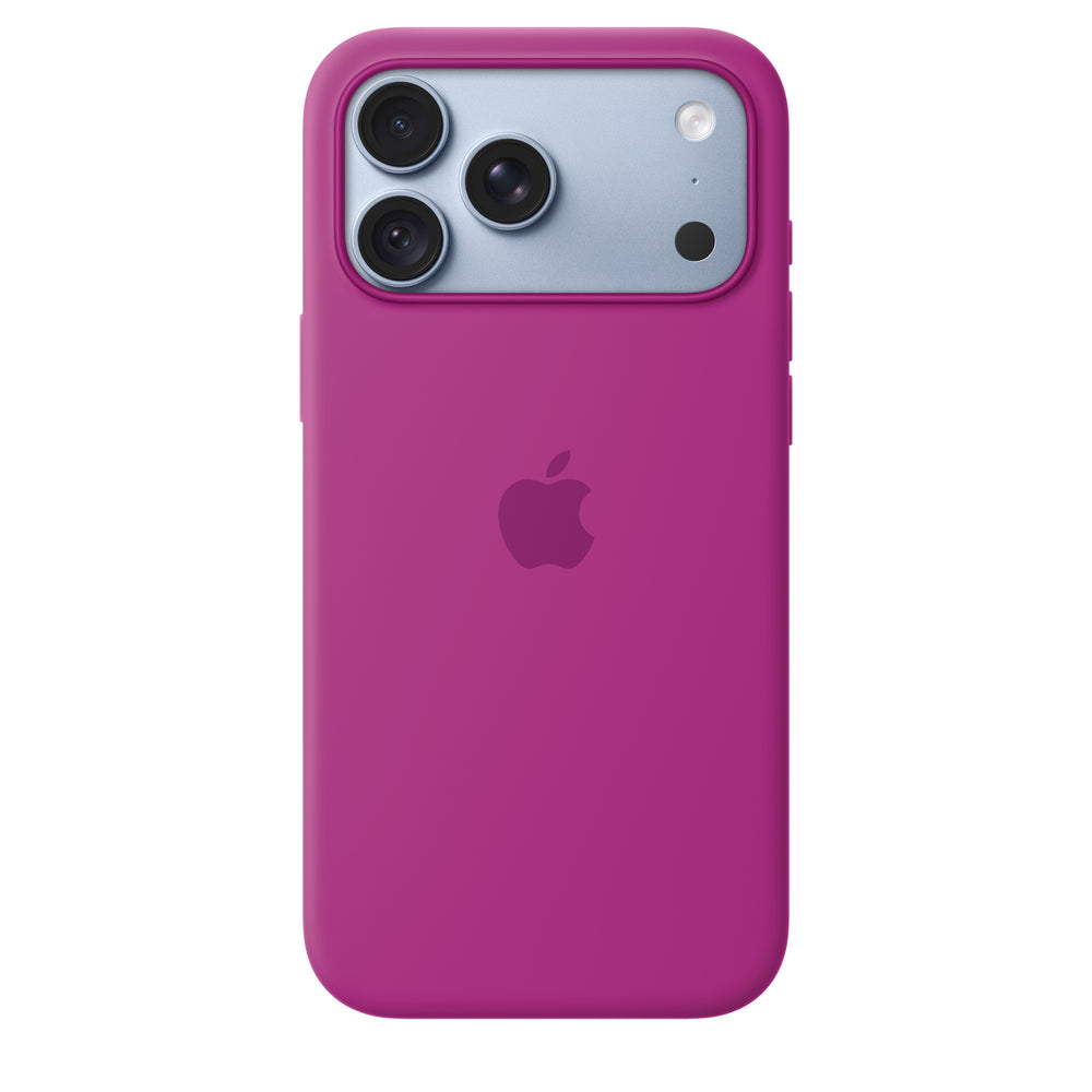Funda de silicón con MagSafe para el iPhone 18 Pro Max – Magenta