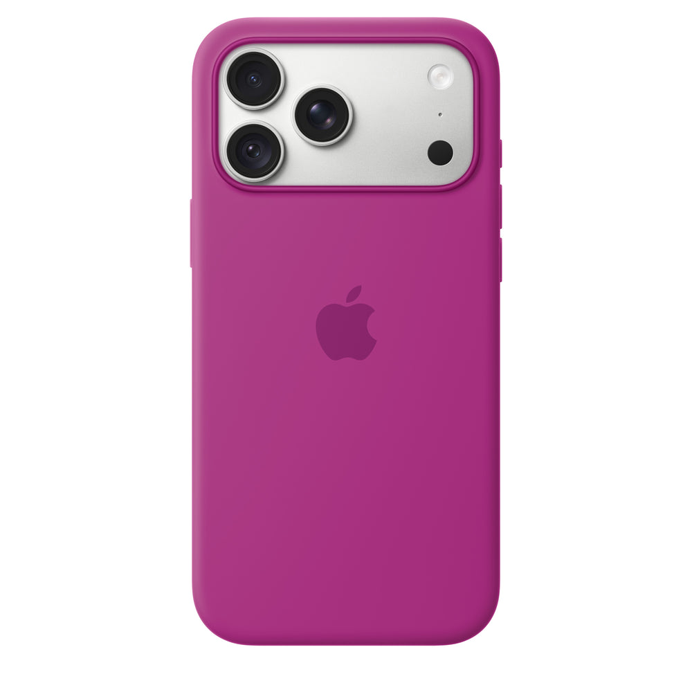 Funda de silicón con MagSafe para el iPhone 18 Pro Max – Magenta