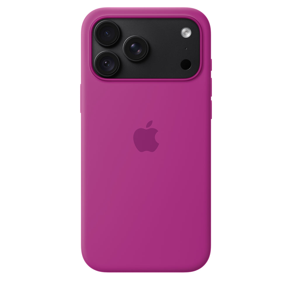 Funda de silicón con MagSafe para el iPhone 18 Pro Max – Magenta
